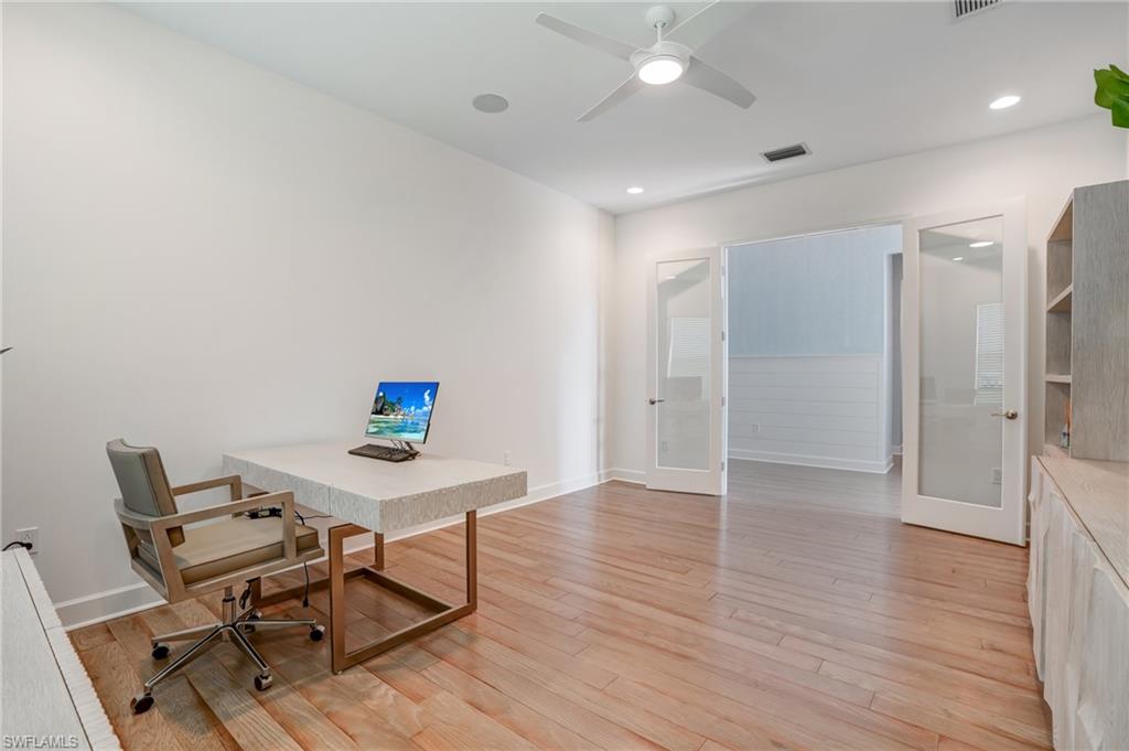 Glass entry office doors