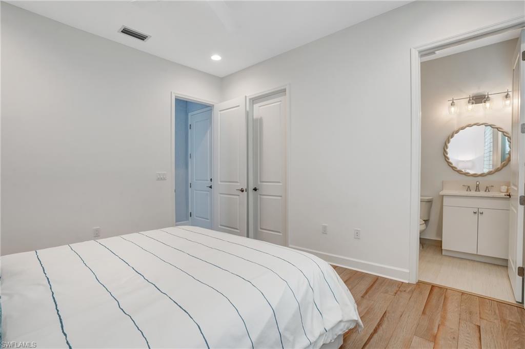 Bedroom 2 with en suite bathroom and large closet