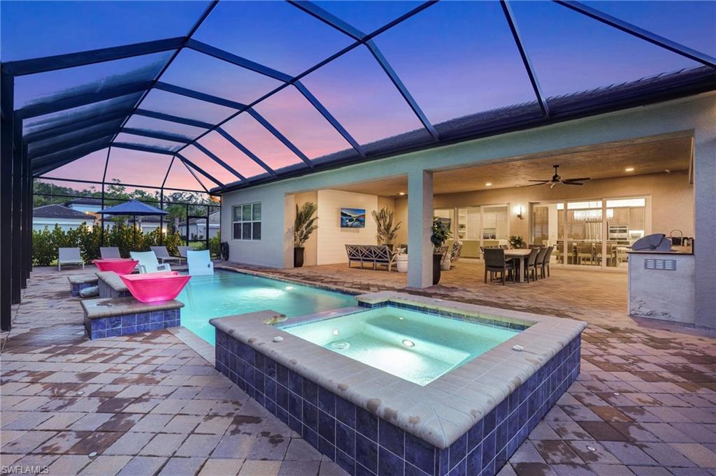Dip into the spa after a long day on the Valencia Trails tennis or pickleball courts
