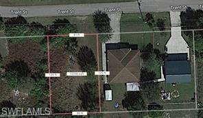 Map of property location with property parcel outlined
