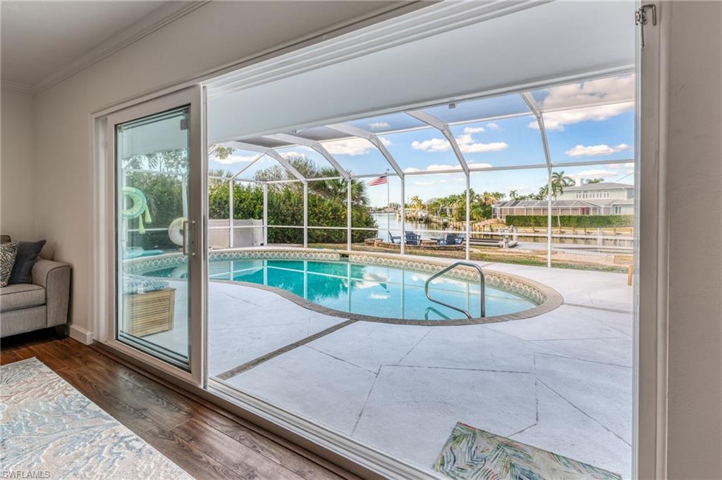 View of outdoor pool