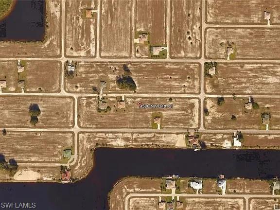 Aerial view of property's location