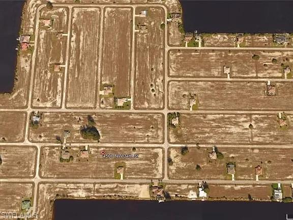 Aerial view of property's location