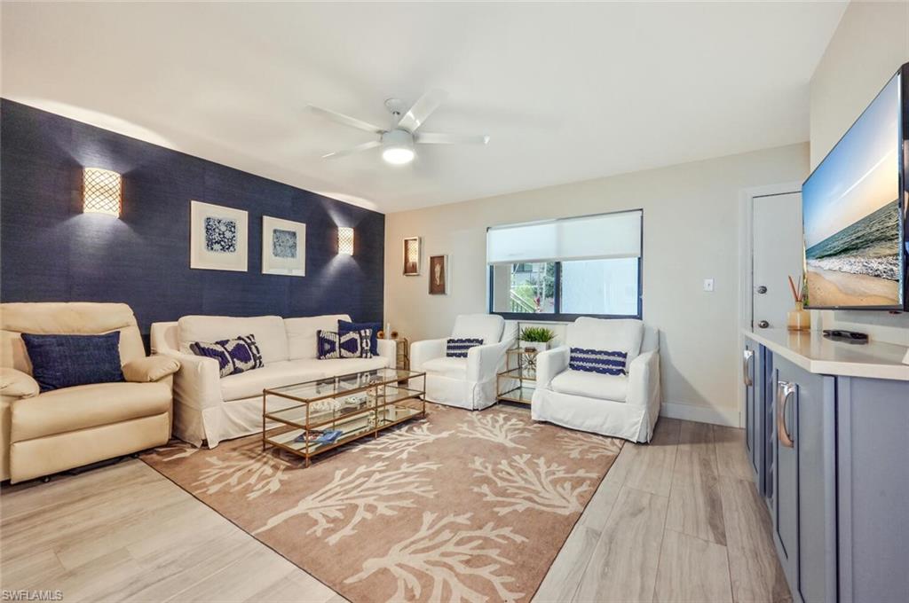 Beautiful living room entrance
