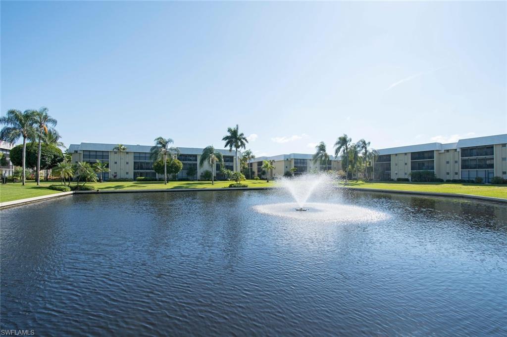 Lake in center of complex