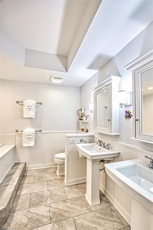 Primary Bathroom With Double Sinks