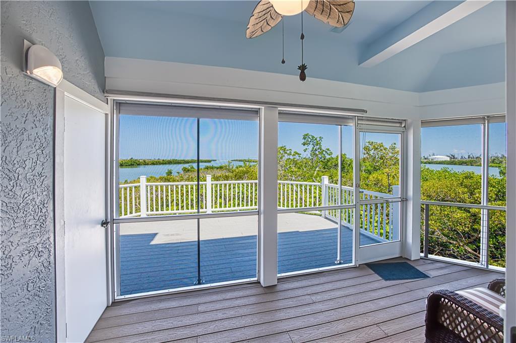 Enclosed Lanai With  Water View