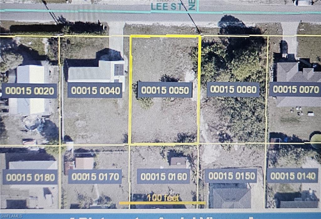 Aerial view of property's location