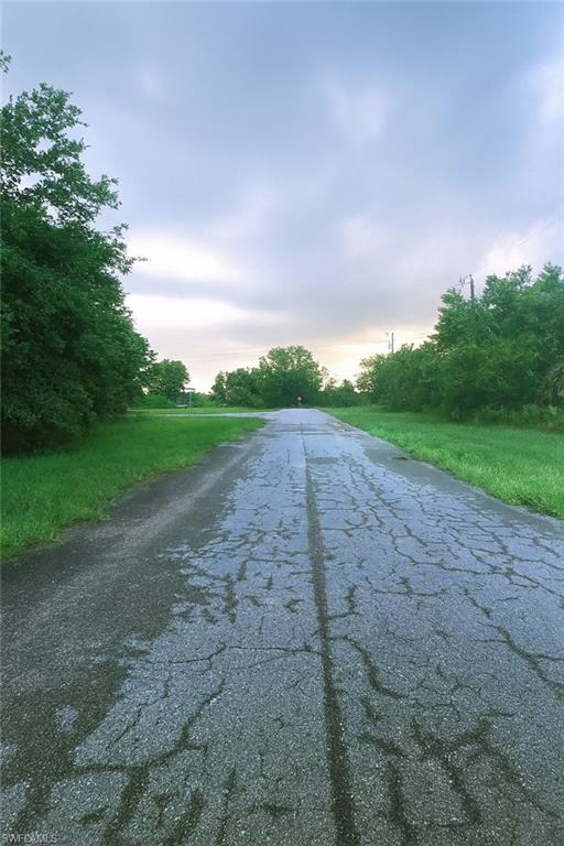 View of asphalt road