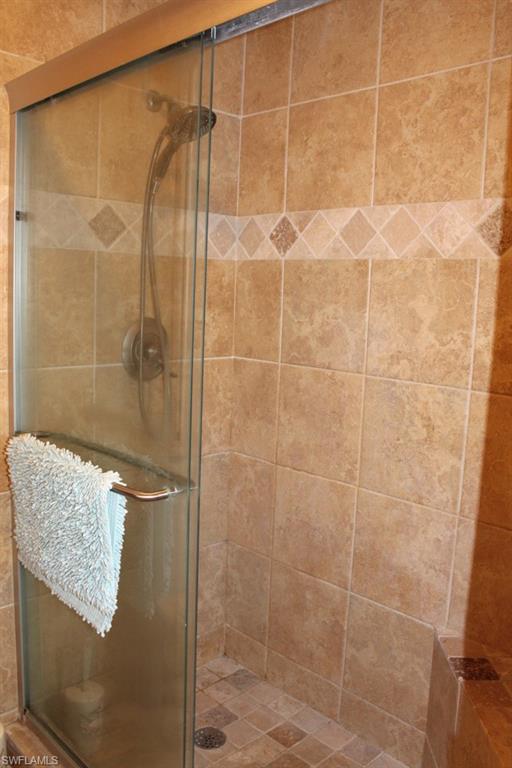 Bathroom featuring a stall shower