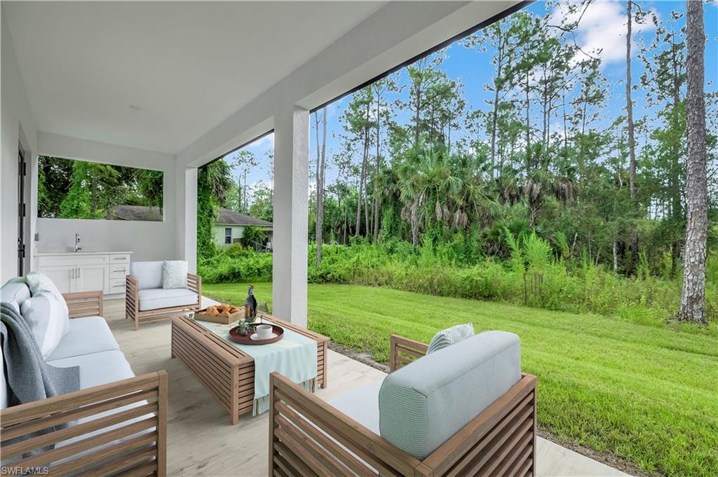Picture digitally staged from a model home