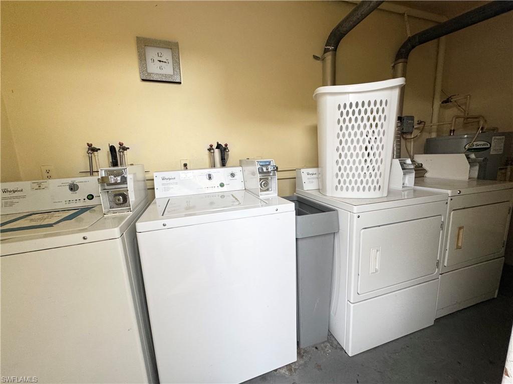 Laundry area with separate washer and dryer