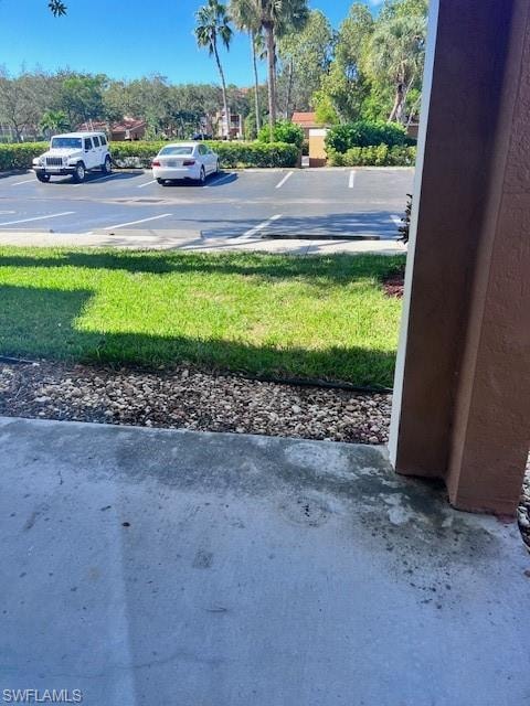 View of uncovered parking lot