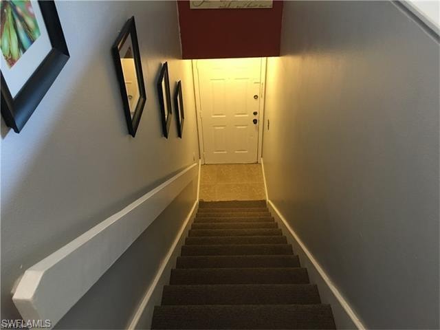 View of stairs