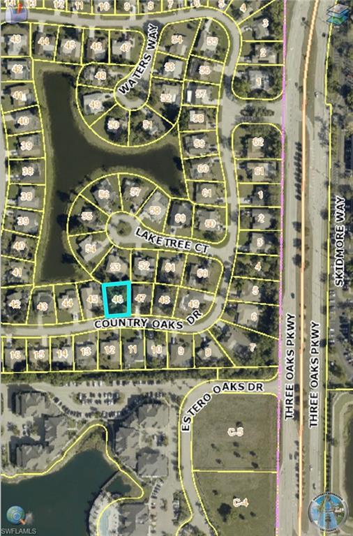 Map of property location with property parcel outlined