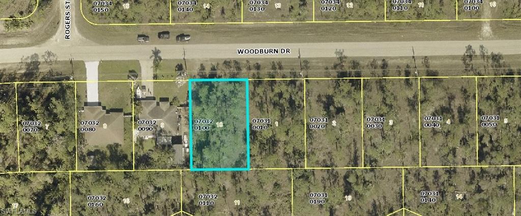 Aerial overview of property's location