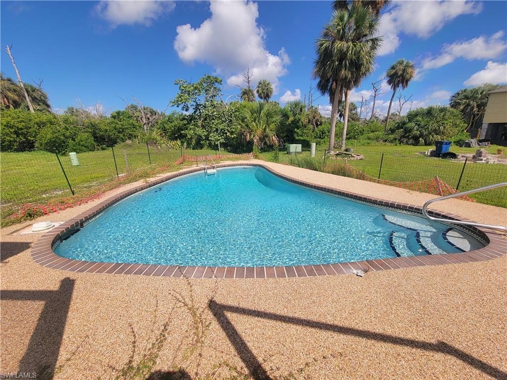 View of outdoor pool