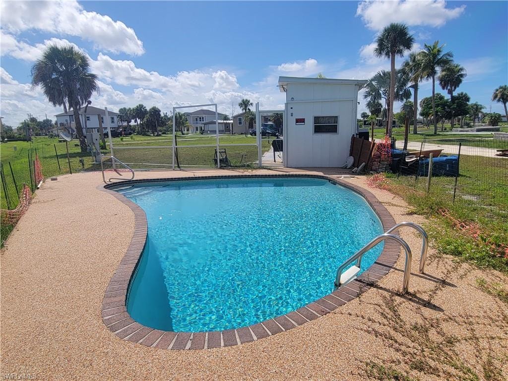 View of pool