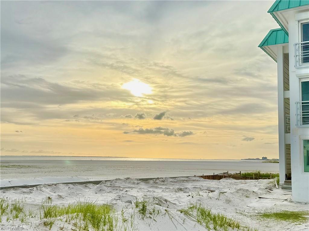 VIEW FROM THE PARKING AREA AT PRIVATEER CONDOMINIUM                                                                 [photos may be digitally enhanced]