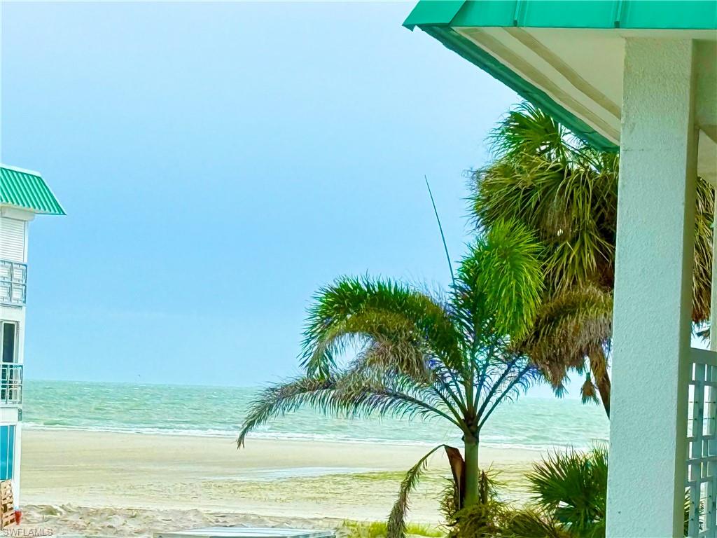 VIEW OF GULF FROM STAIRWAY TO THIS UNIT                                                                                        [photos may be digitally enhanced]