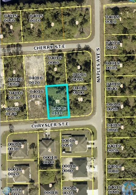 Aerial view of property's location