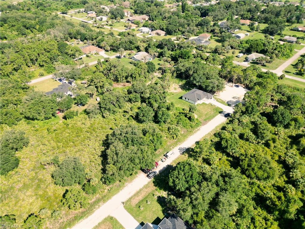 Aerial view of property's location