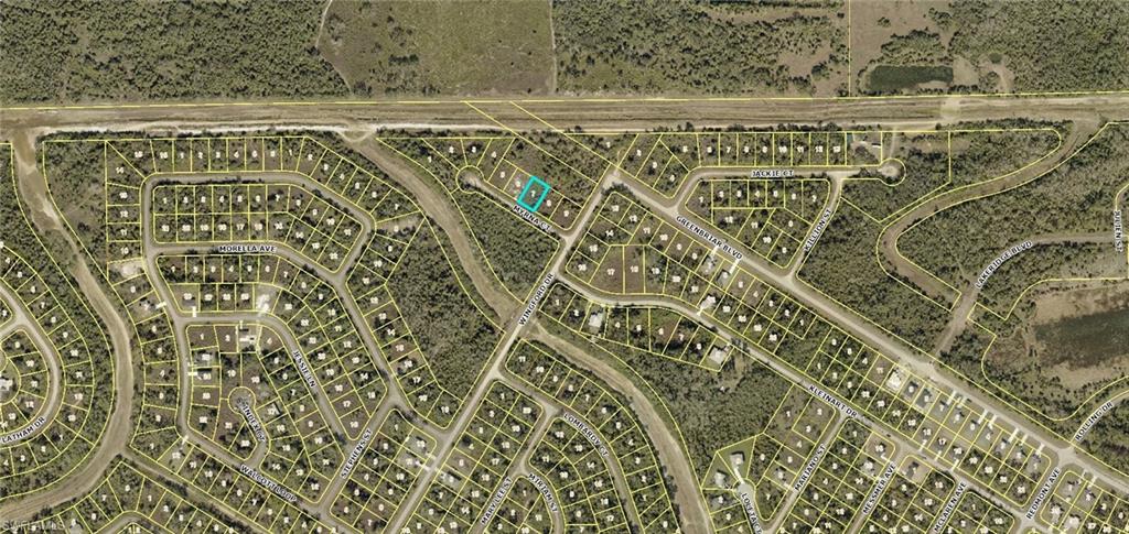 Aerial overview of property's location