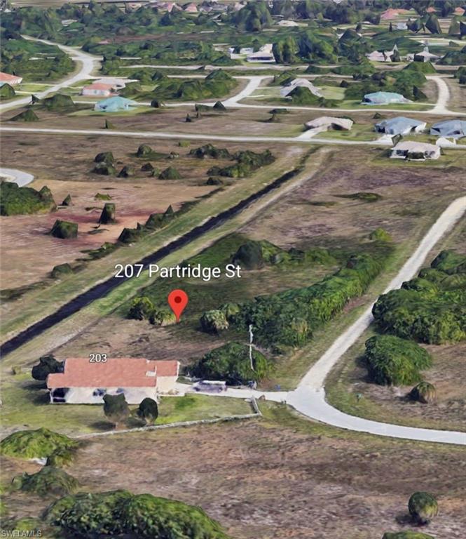 Aerial overview of property's location
