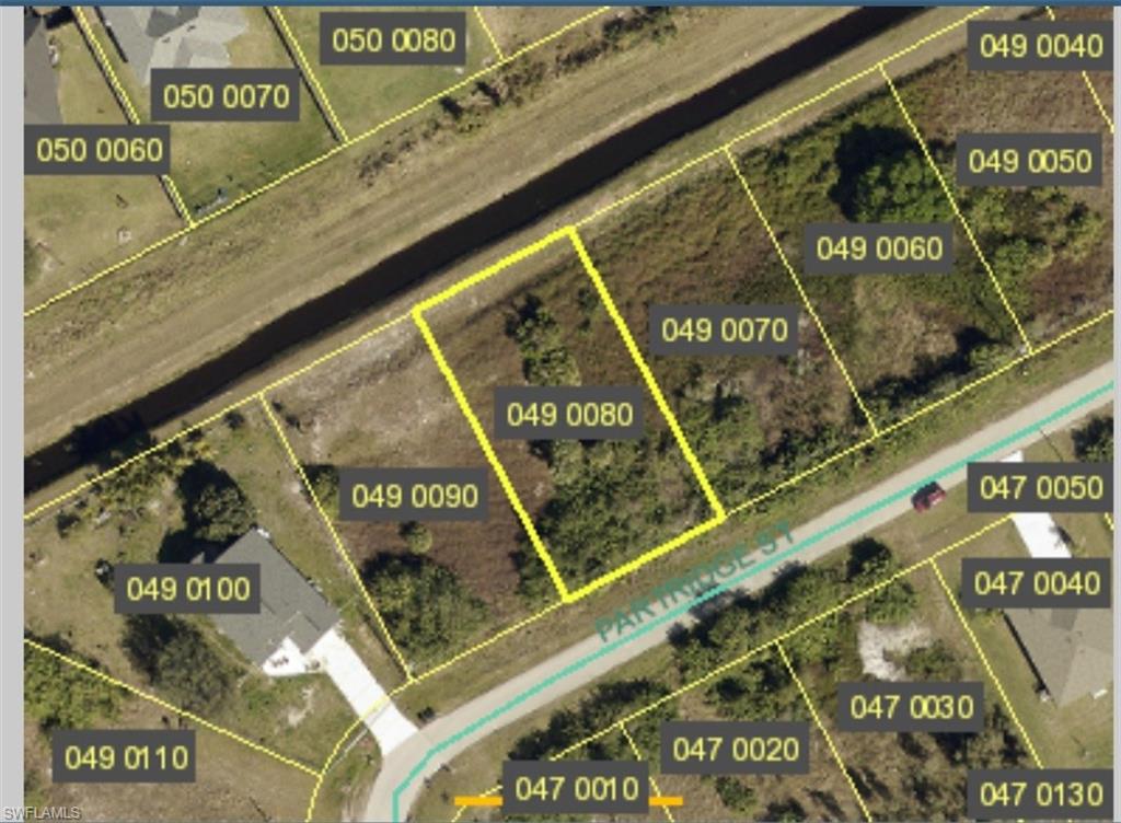 Aerial view of property's location