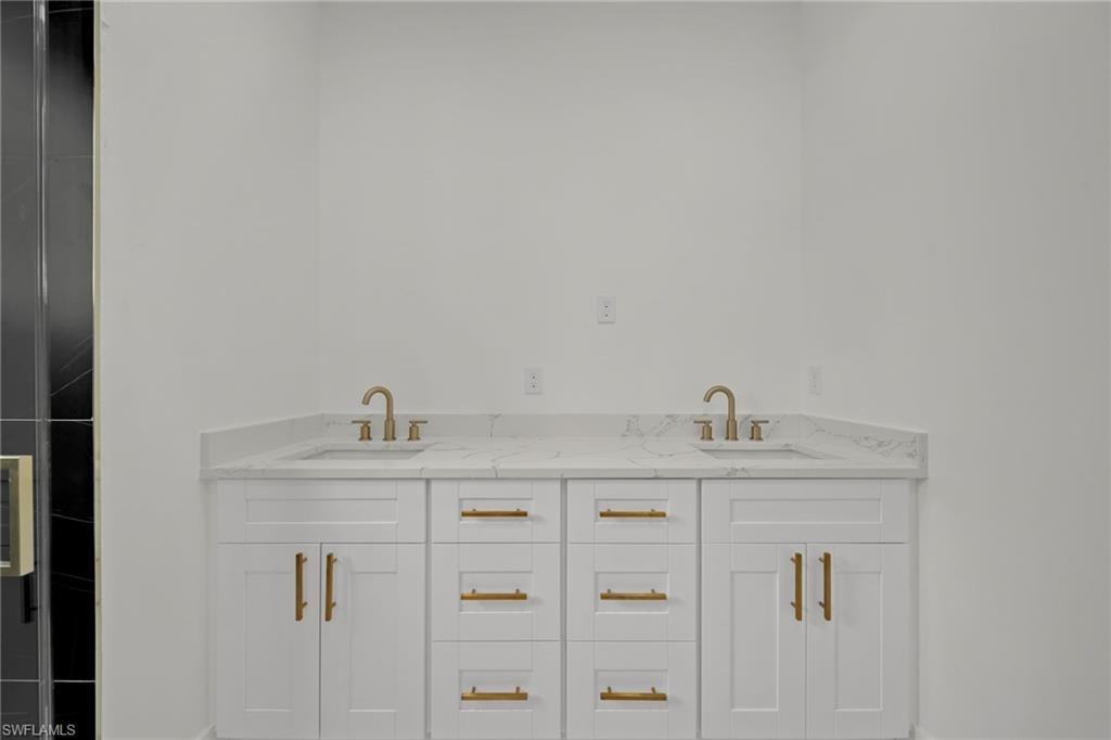Full bath with double vanity