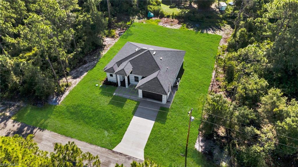 Aerial view of property and surrounding area