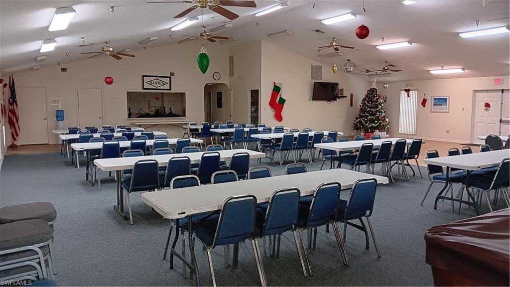 interior of club house