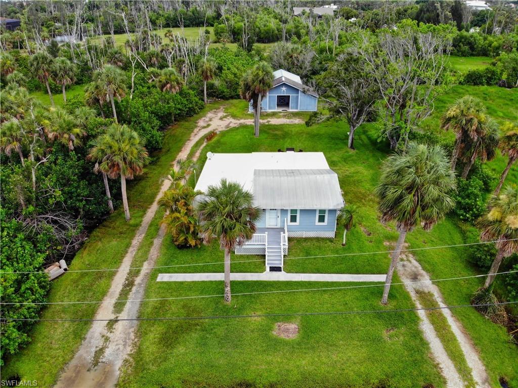 View from above of property