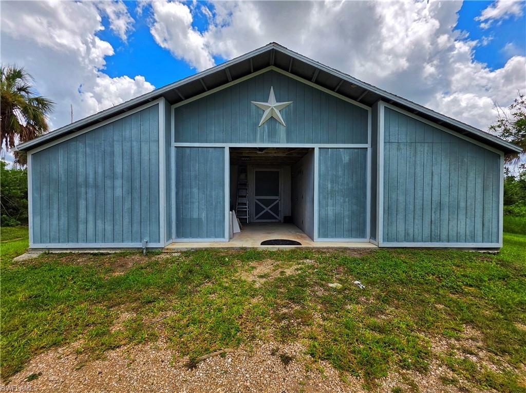 View of outbuilding