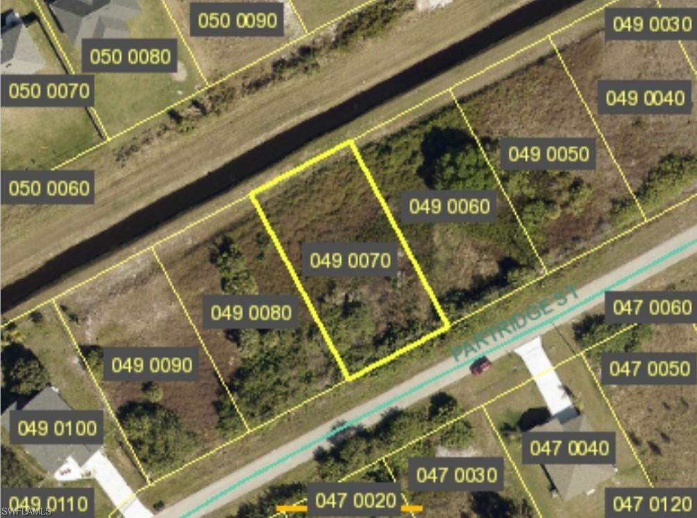 Aerial view of property's location