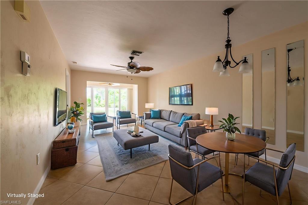 Virtually Staged Living/Dining
