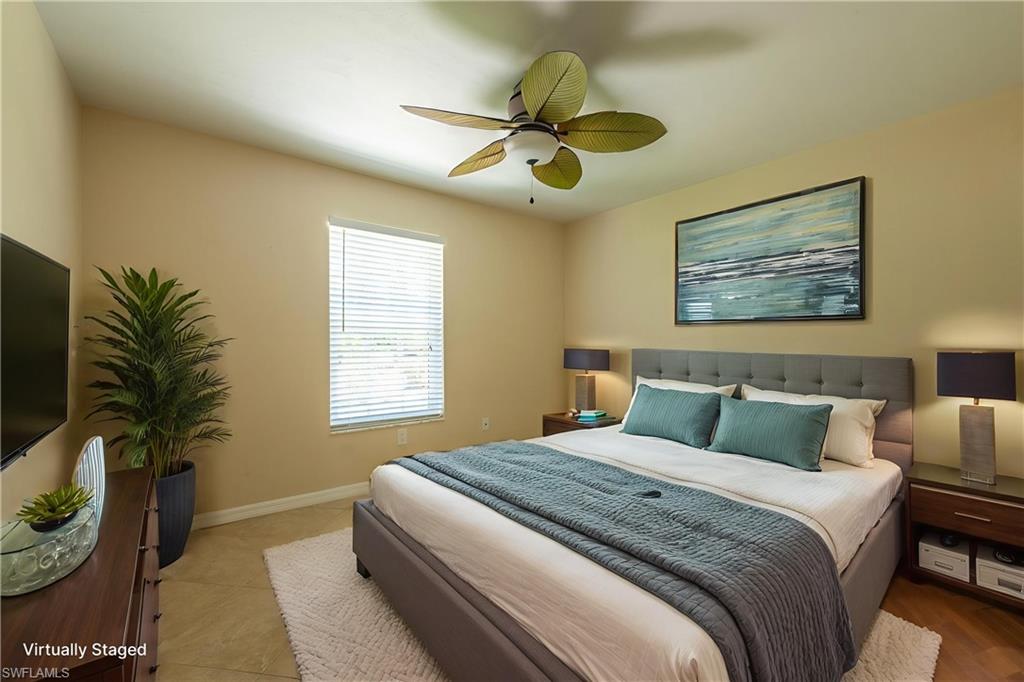 Virtually Staged Guest Bedroom
