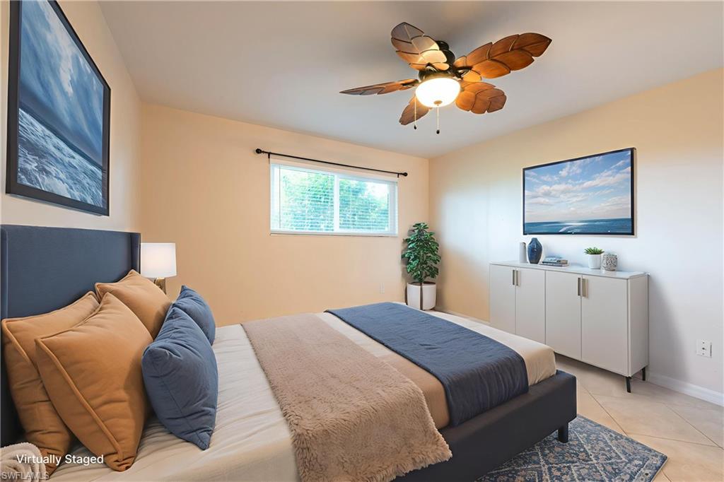 Virtually Staged Primary Bedroom