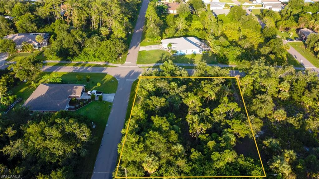 Aerial overview of property's location