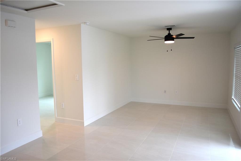 Kitchen/dining area. Virtually staged for illustrative purposes. No physical furnishings are present.
