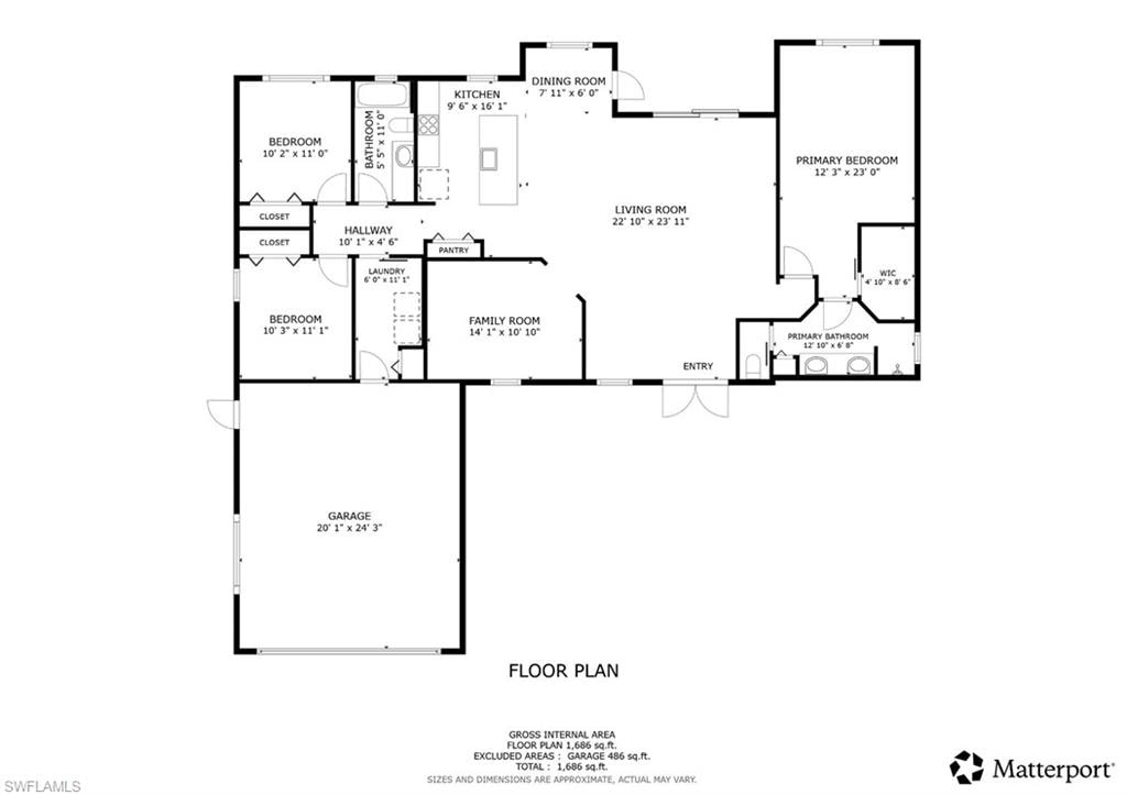 View of room layout