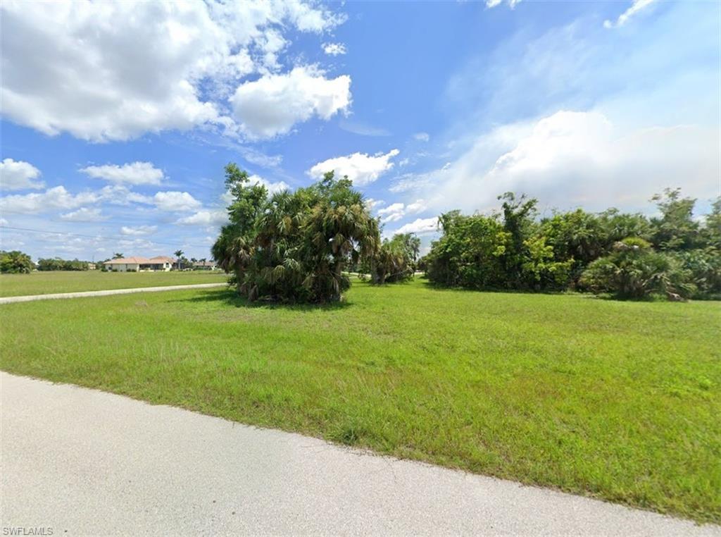 View of grassy lot