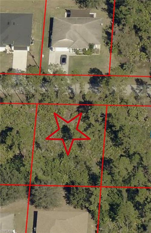 Map / location featuring property parcel outlined