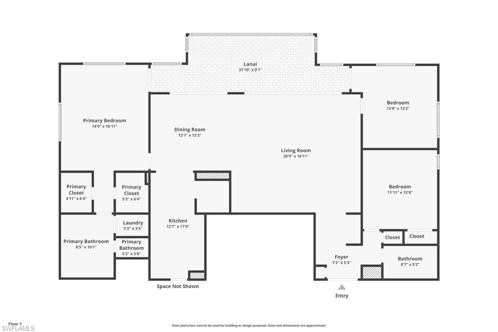 View of room layout