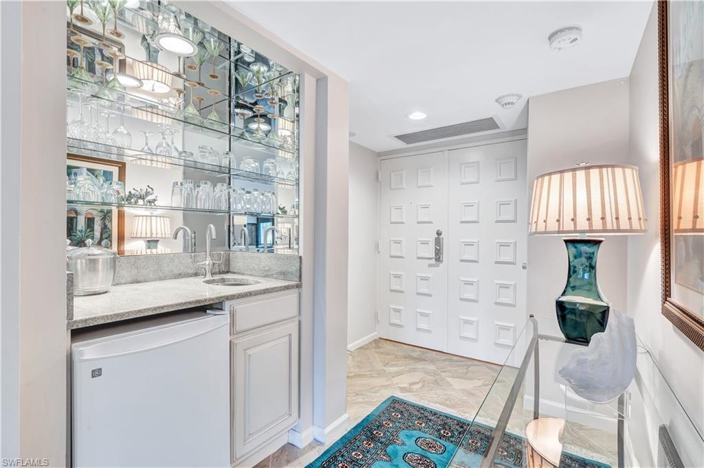 Indoor wet bar