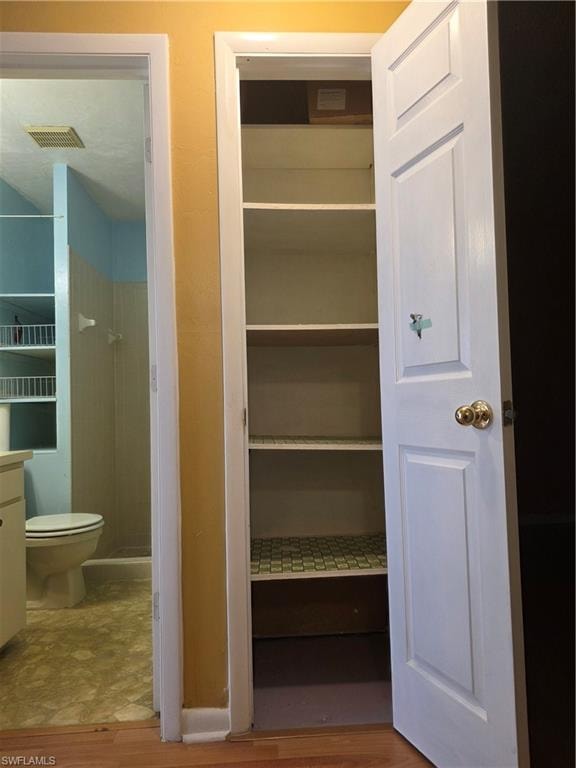 View of closet