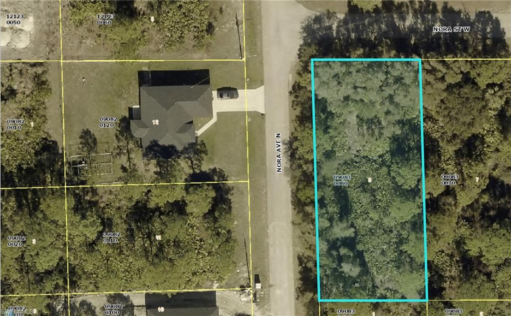 Aerial view of property's location