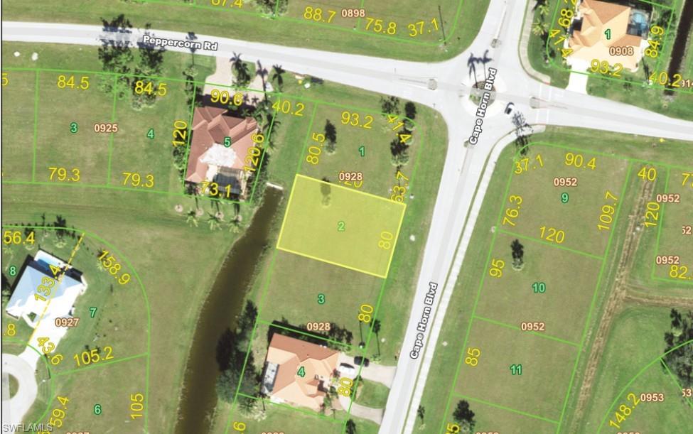 Aerial overview of property's location