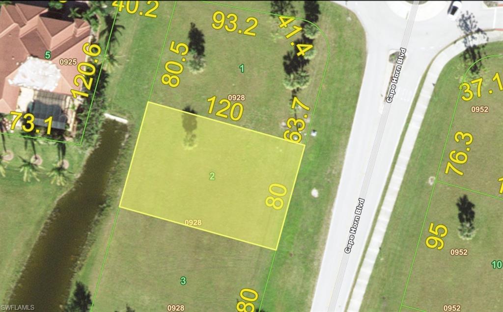 Map of property location featuring property parcel outlined