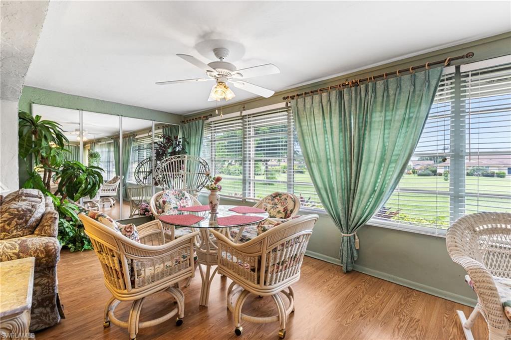 Sunroom / solarium featuring healthy amount of natural light